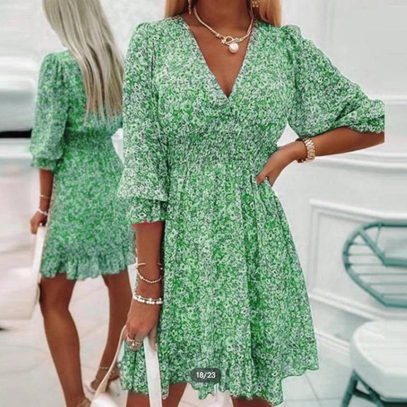 Marly Elegant Floral Dress