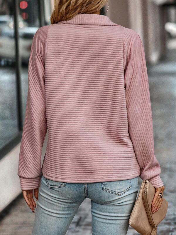 Dina Half Zip Elegant Sweater