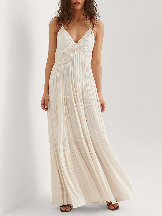Julianna Pleated Maxi Dress