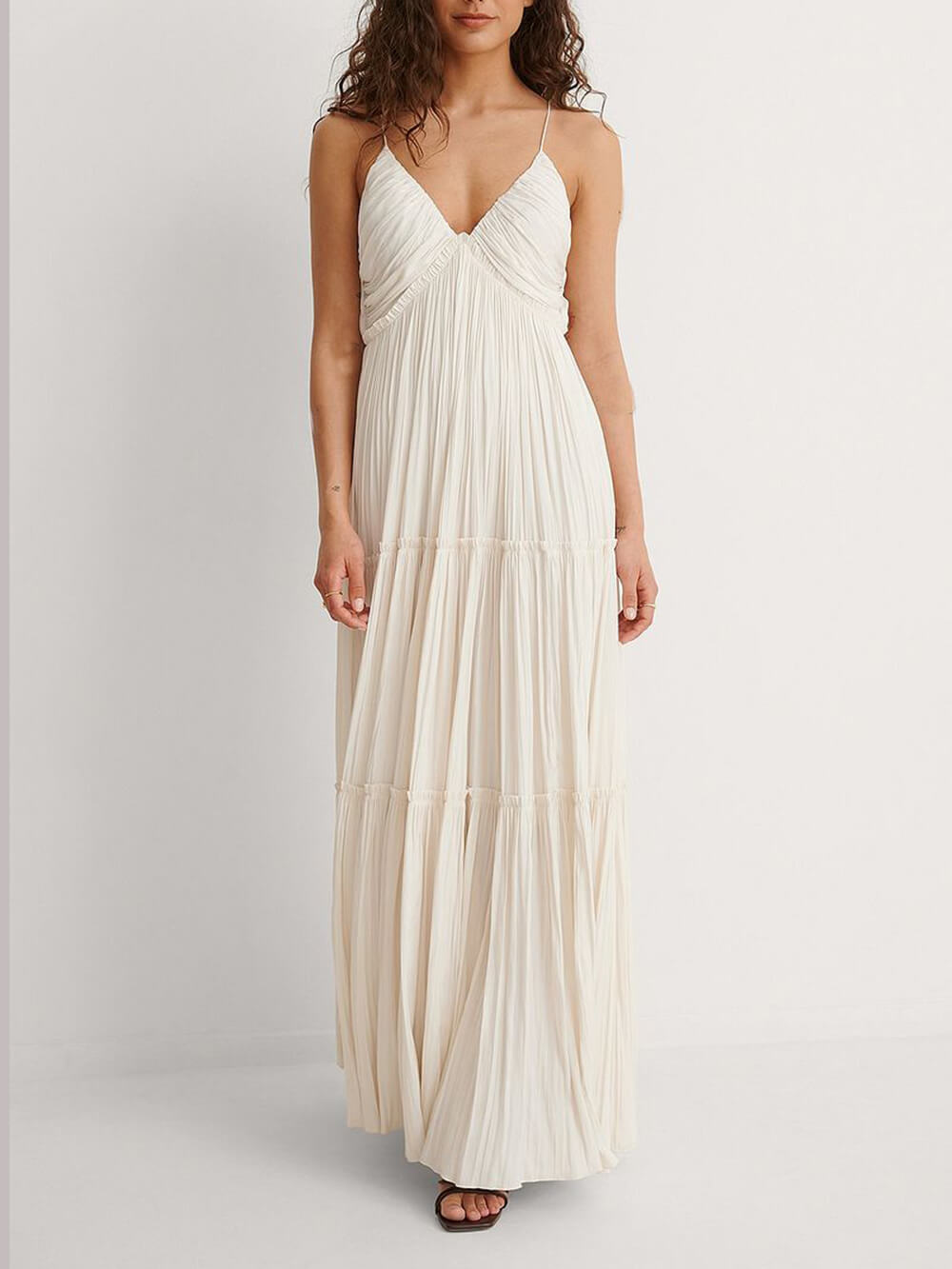 Julianna Pleated Maxi Dress