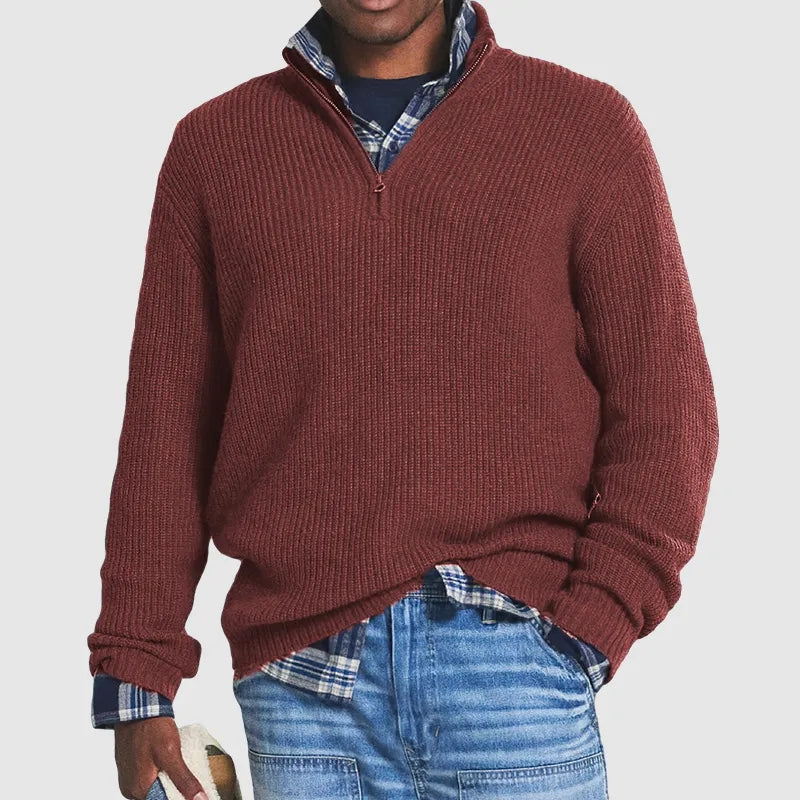 Liam Quarter Zip Sweater