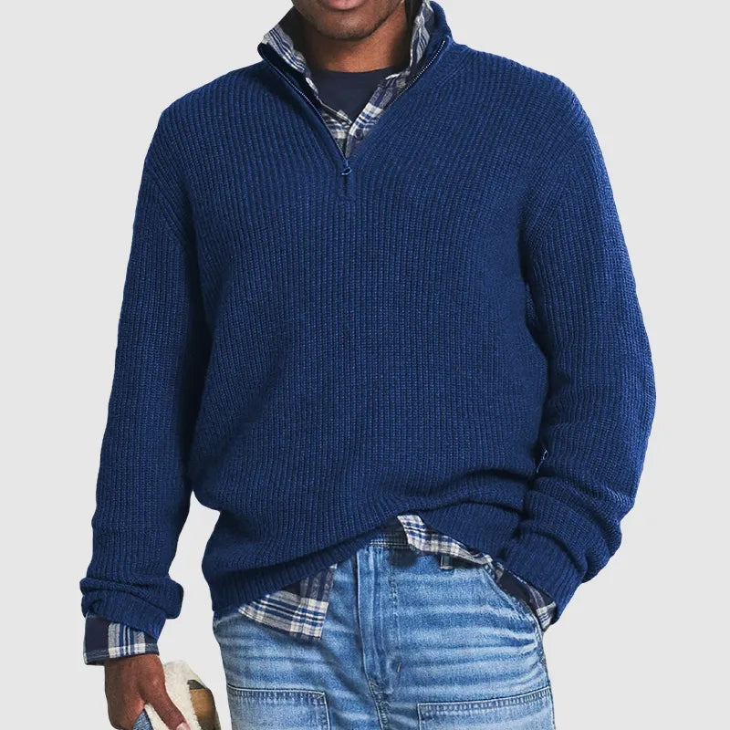 Liam Quarter Zip Sweater