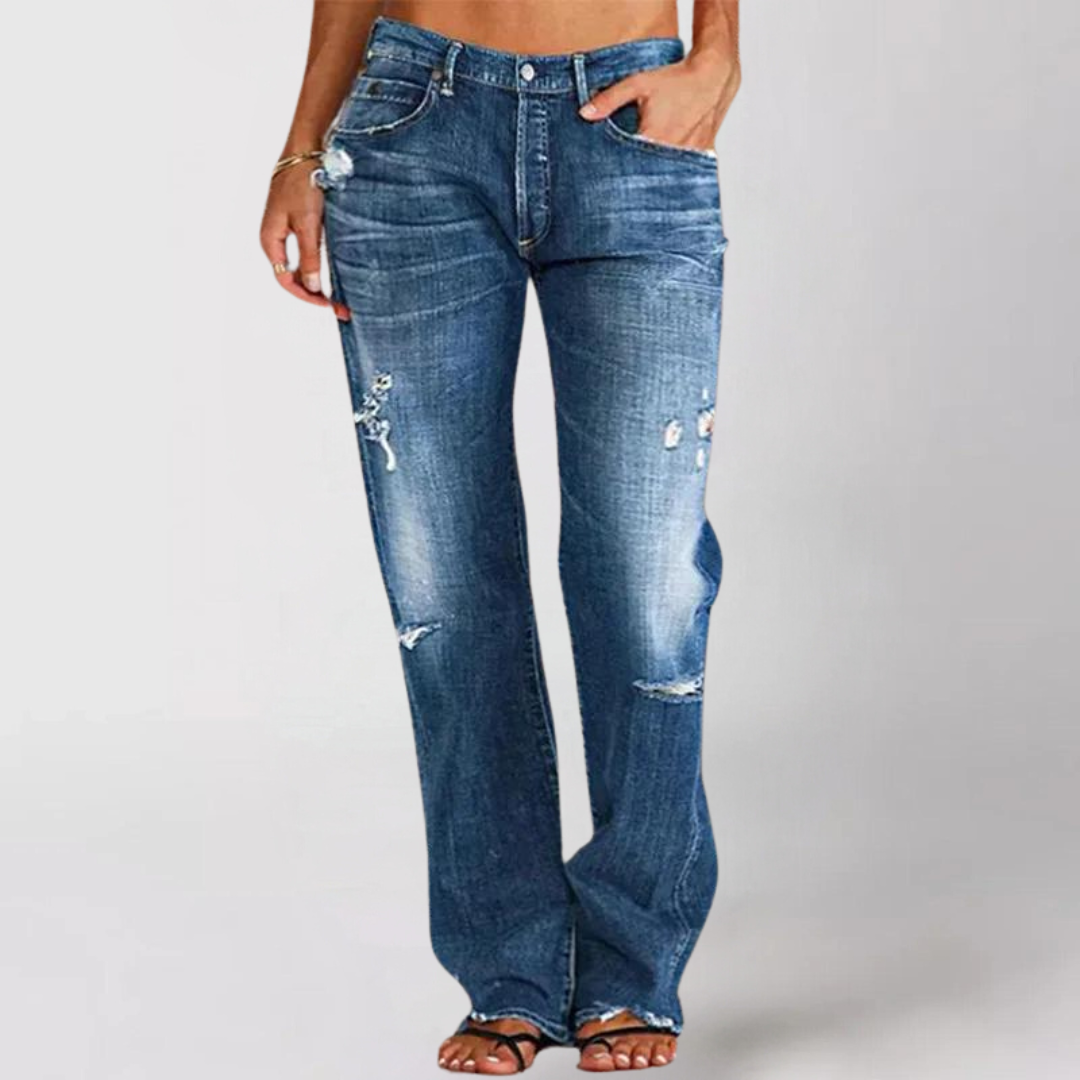 Harper Straight Leg Denim Jeans
