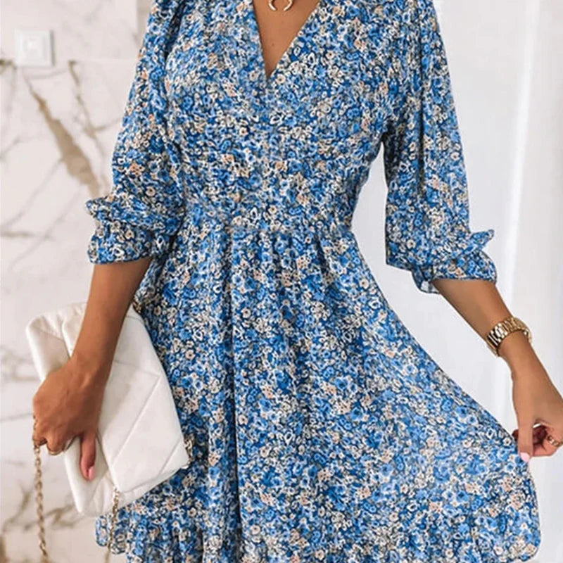 Marly Elegant Floral Dress