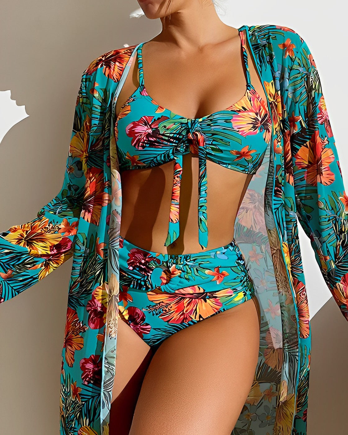 Sandra Luxury Bikini Set With Pareo