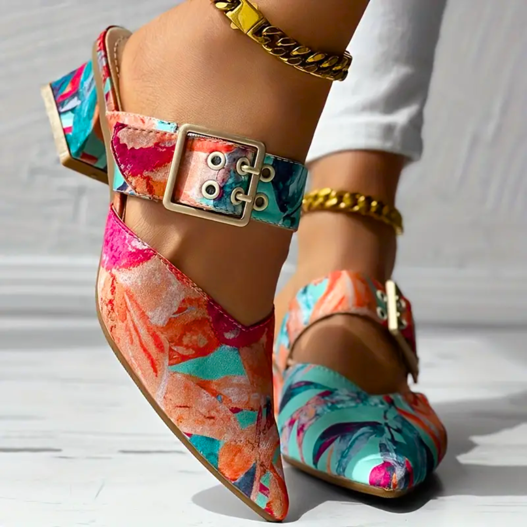 Jenny Multi-Colour Heels