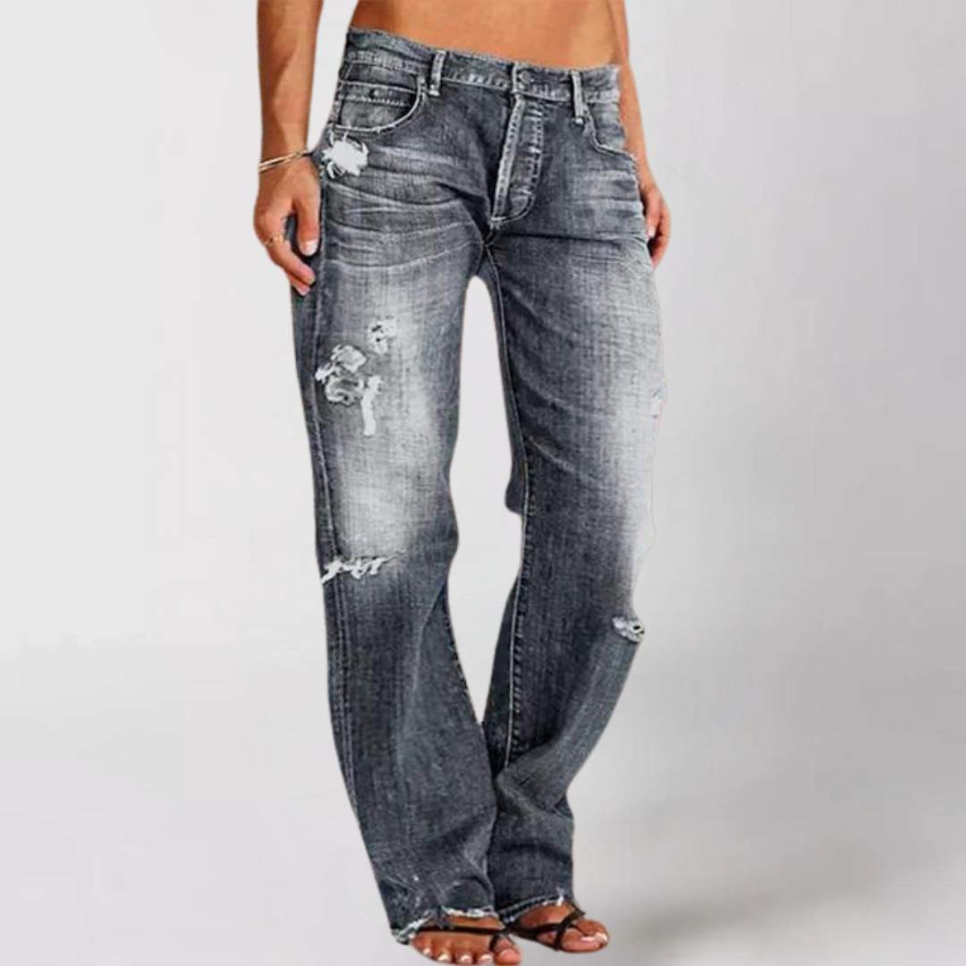 Harper Straight Leg Denim Jeans