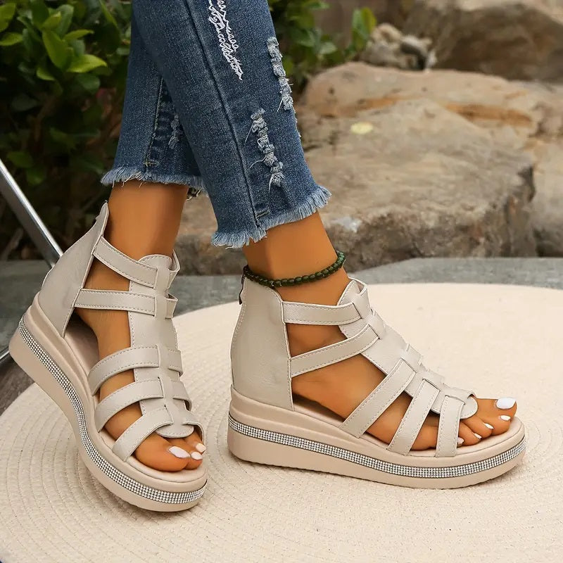 Freja Elegant Wedge Sandals