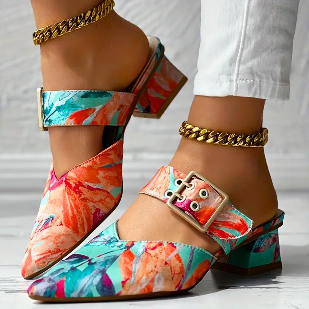Jenny Multi-Colour Heels