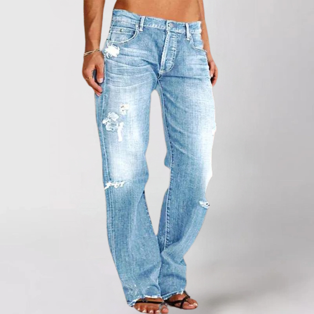 Harper Straight Leg Denim Jeans