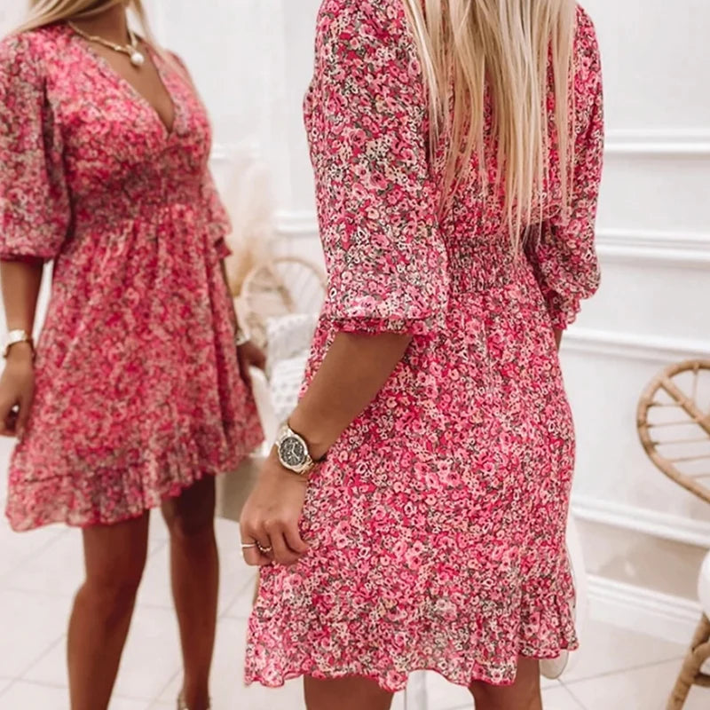Marly Elegant Floral Dress