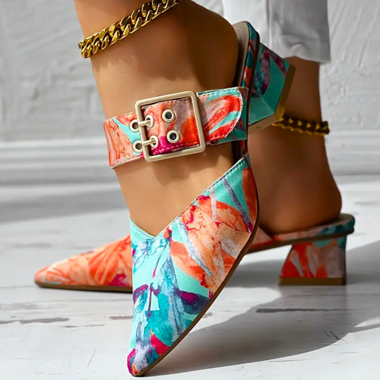 Jenny Multi-Colour Heels