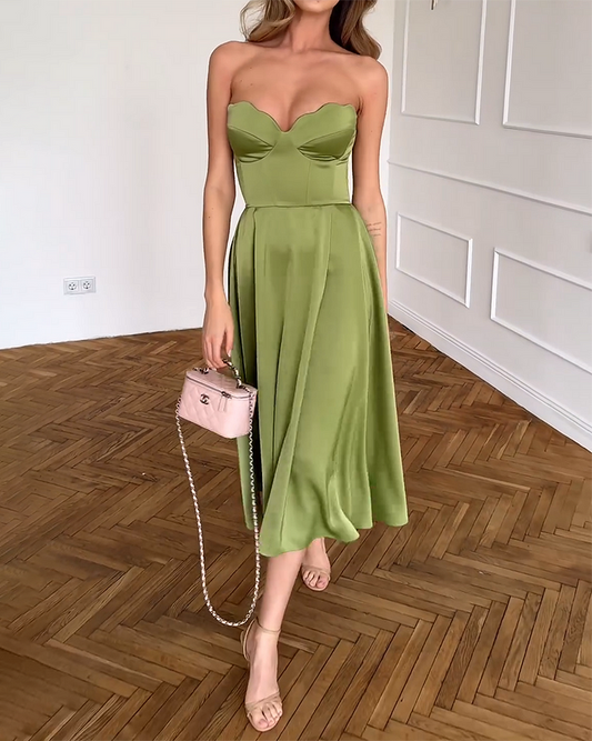 Cinderella Strapless Elegant Dress