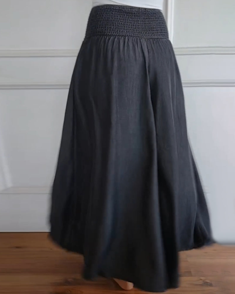 Susan Trousers With Elastic Waist Band