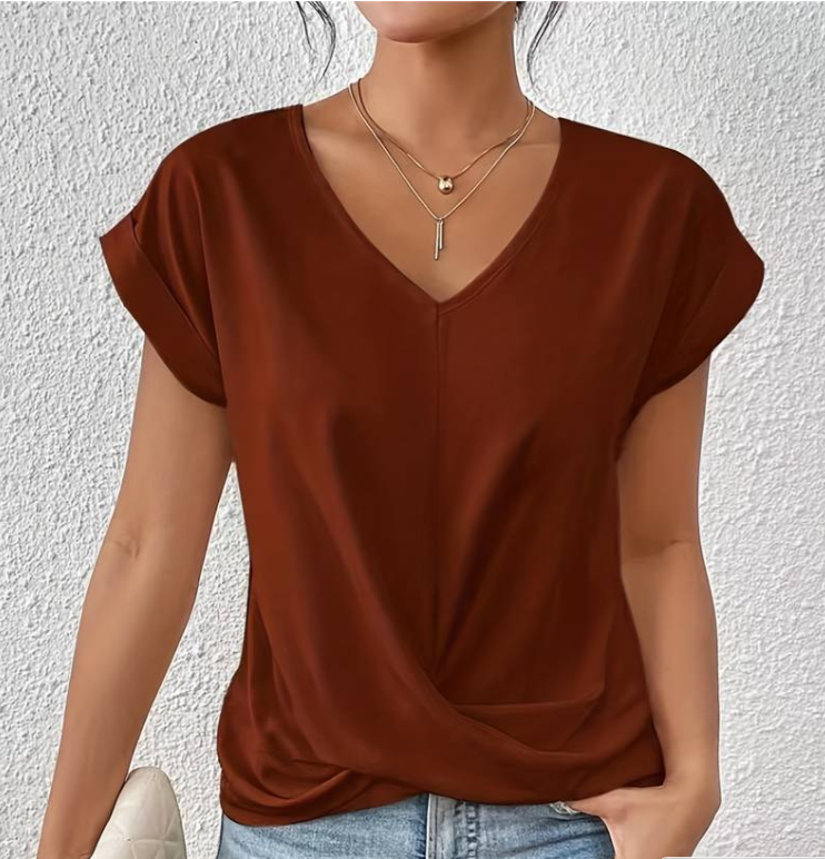 Melina The Perfect V-Neck Top
