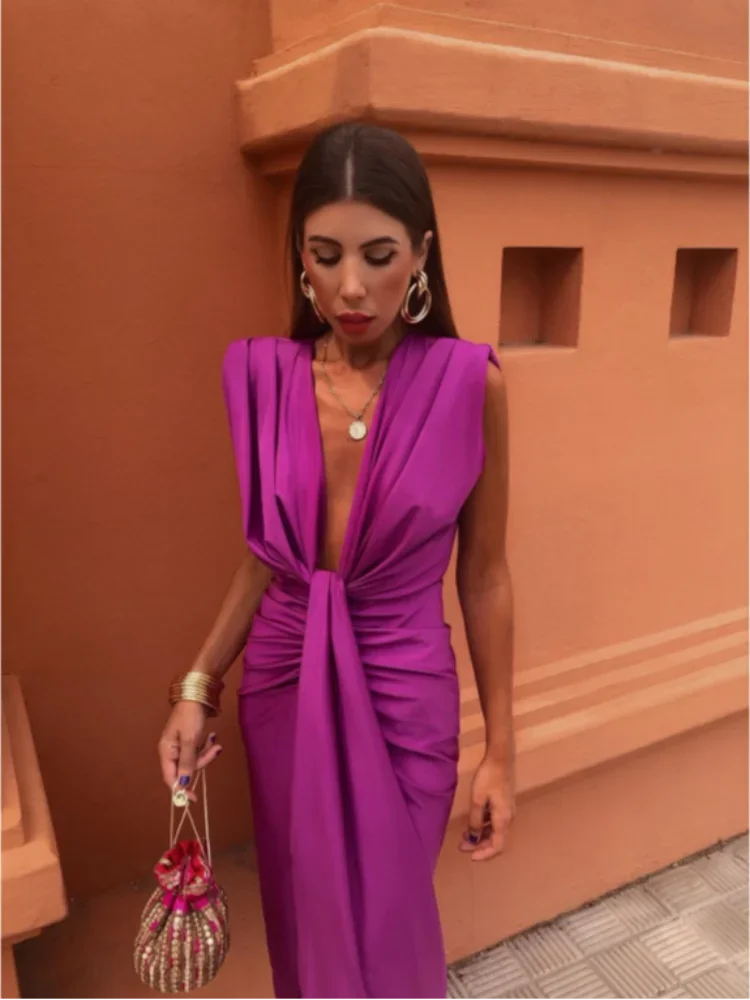 Coco Elegant Pleated Dress