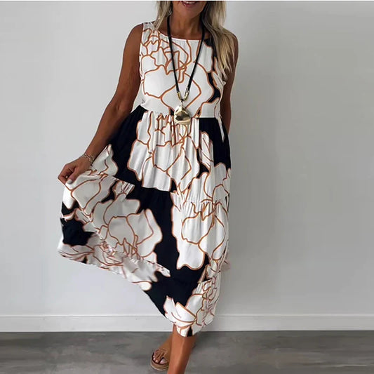 Avalon Sleeveless Midi Dress