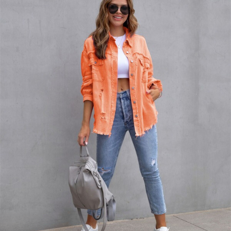 Serenity Tattered Denim Jacket