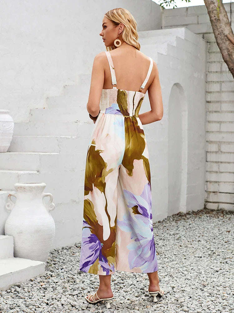 Tess Floral Jumpsuit