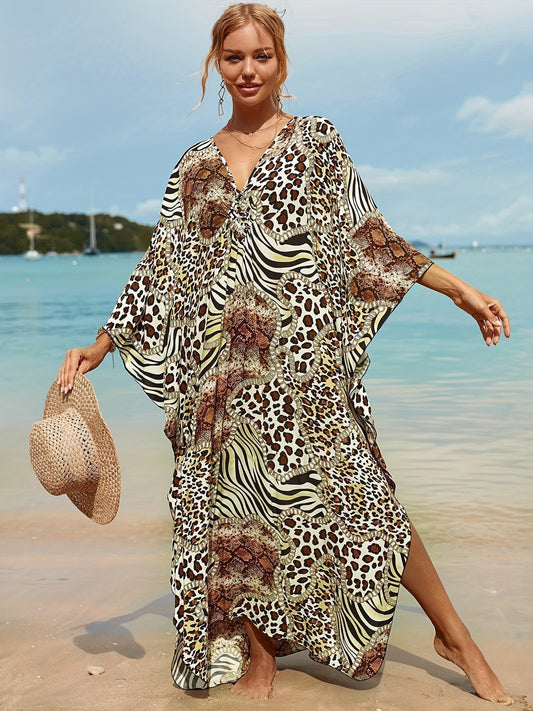 Irina Wild Safari Beach Dress