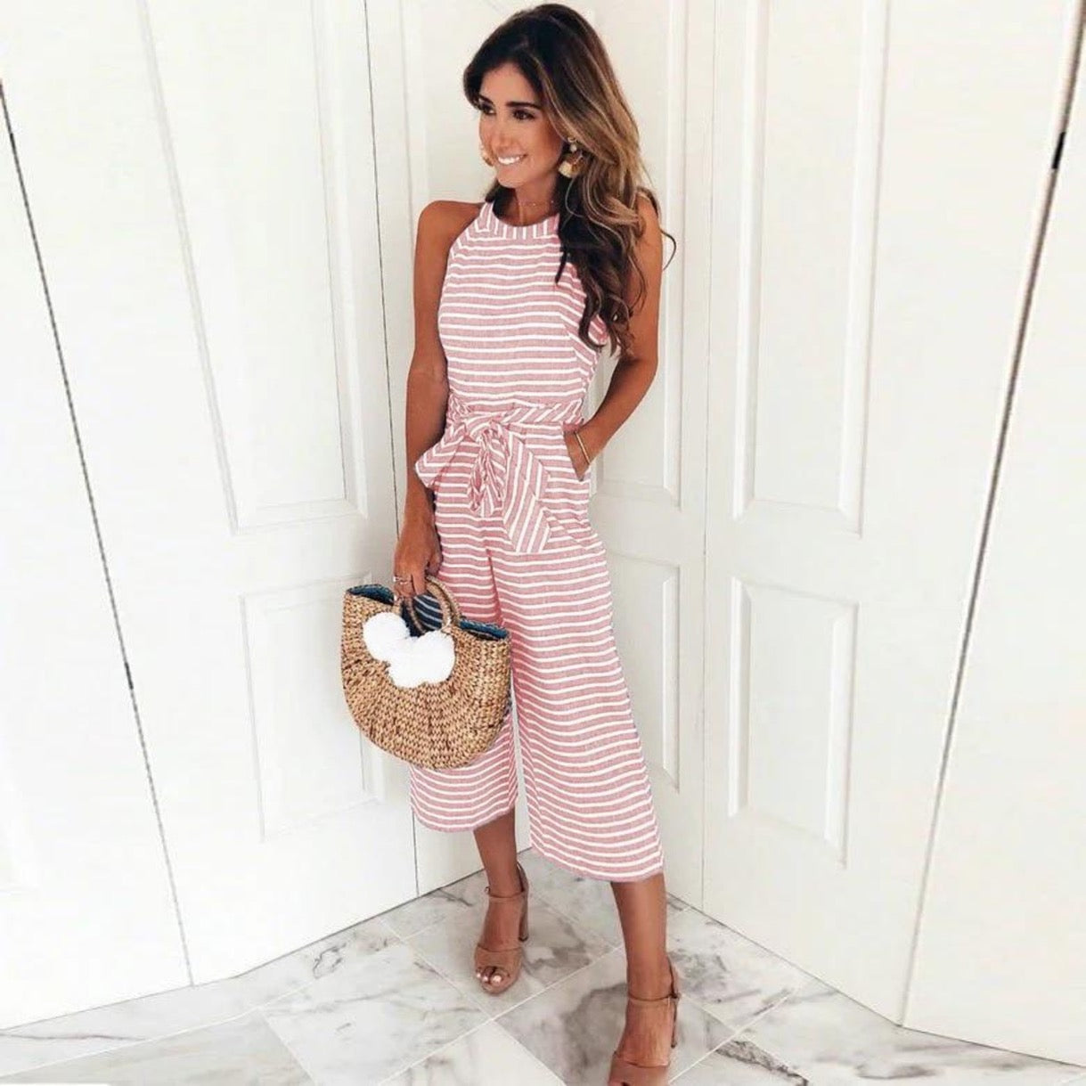 Aurora Striped Jumpsuit