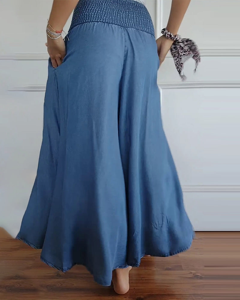 Susan Trousers With Elastic Waist Band