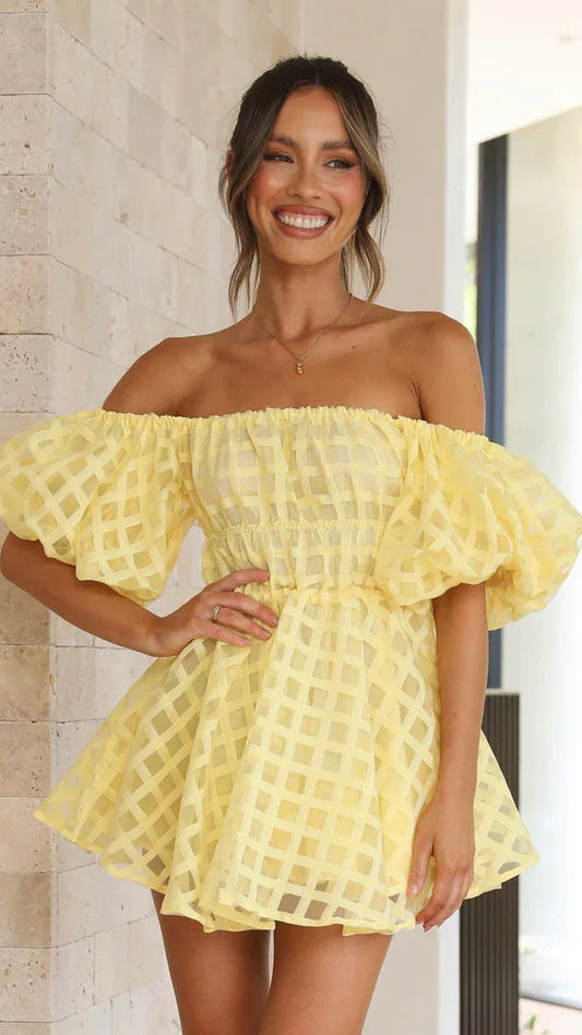 Josie Puff Sleeve Mini Dress