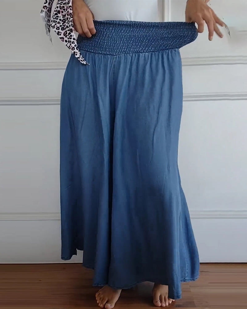 Susan Trousers With Elastic Waist Band
