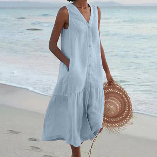 Diana Elegant Lightweight Summer Dress