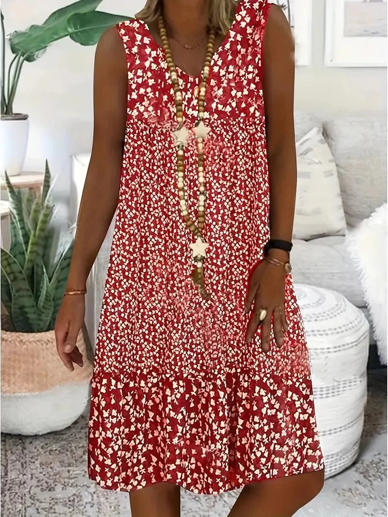 Charlotte Boho Chic Sleeveless Dress