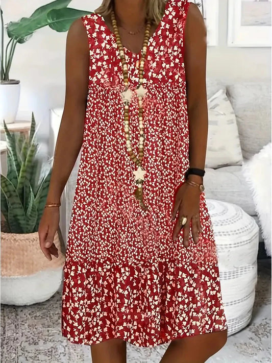 Charlotte Boho Chic Sleeveless Dress