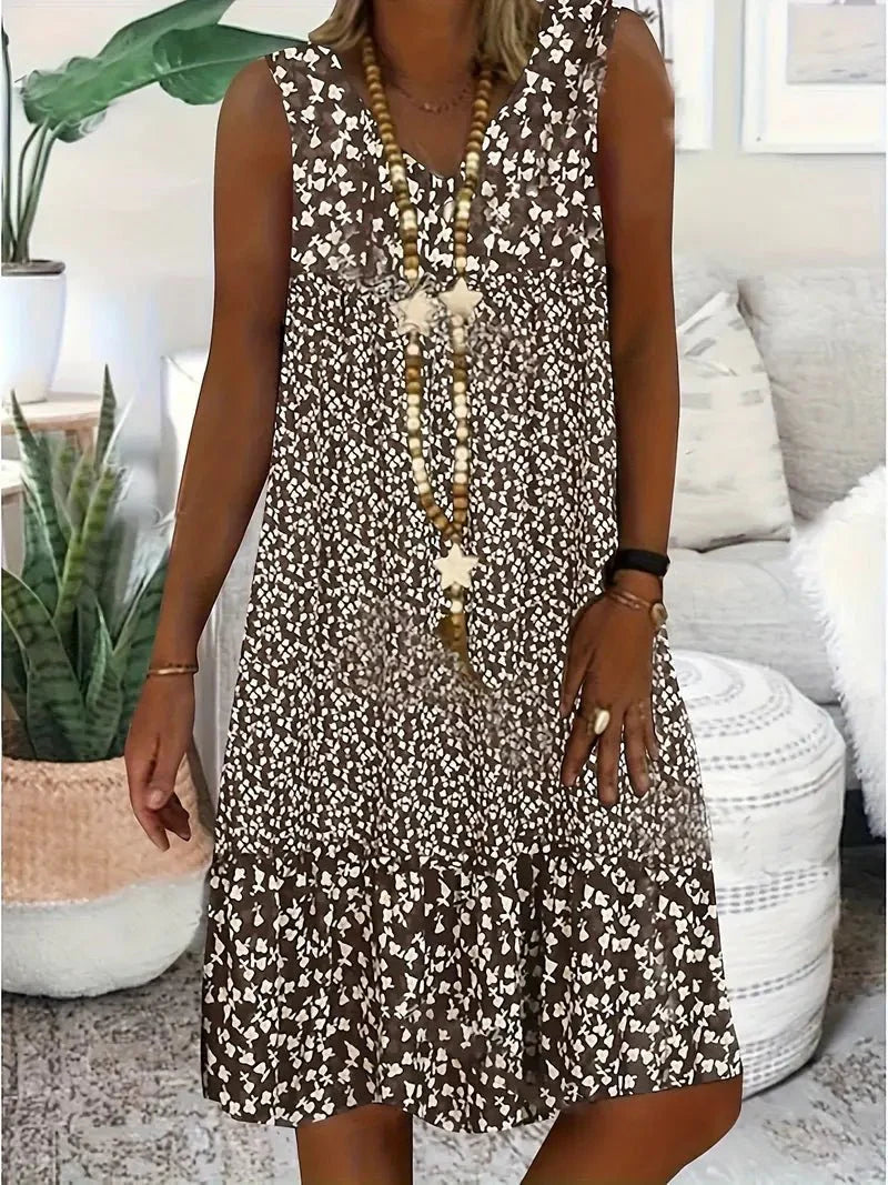 Charlotte Boho Chic Sleeveless Dress