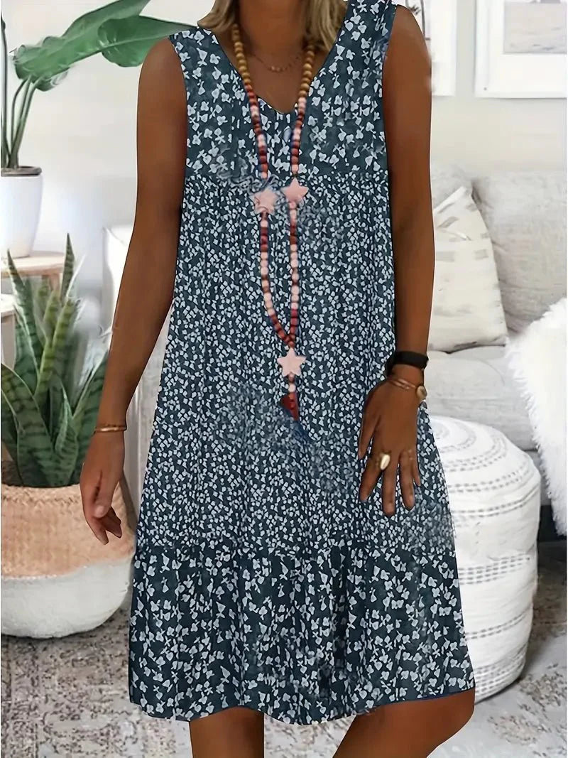 Charlotte Boho Chic Sleeveless Dress