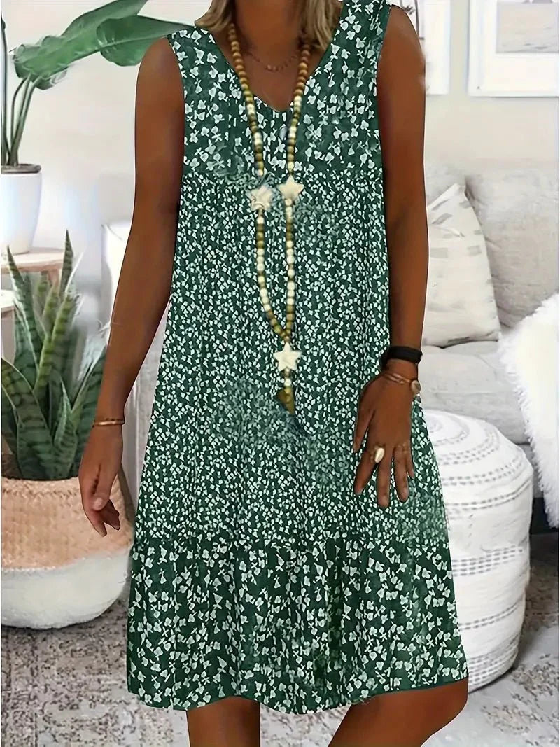 Charlotte Boho Chic Sleeveless Dress