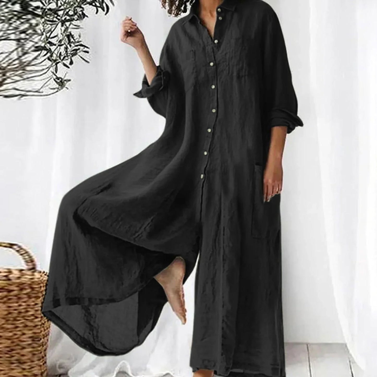 Anya Comfortable Loose Jumpsuit