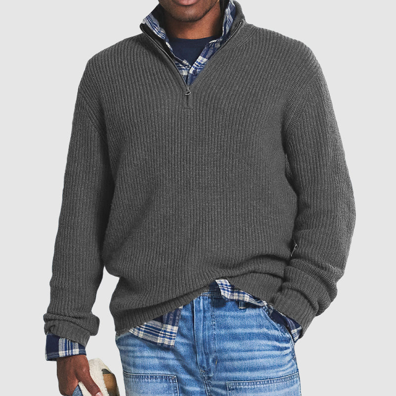 Liam Quarter Zip Sweater