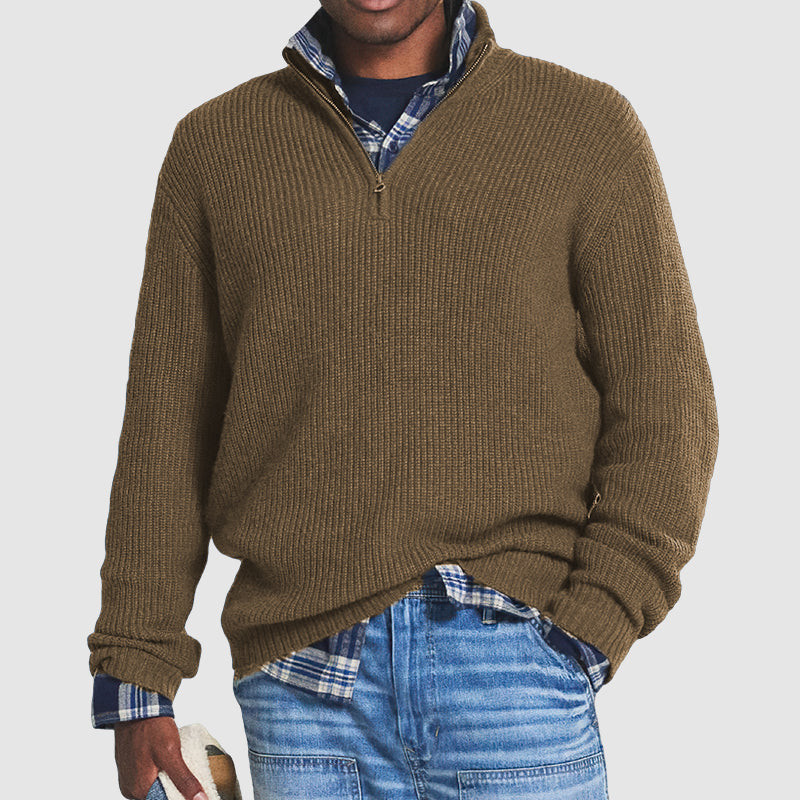 Liam Quarter Zip Sweater