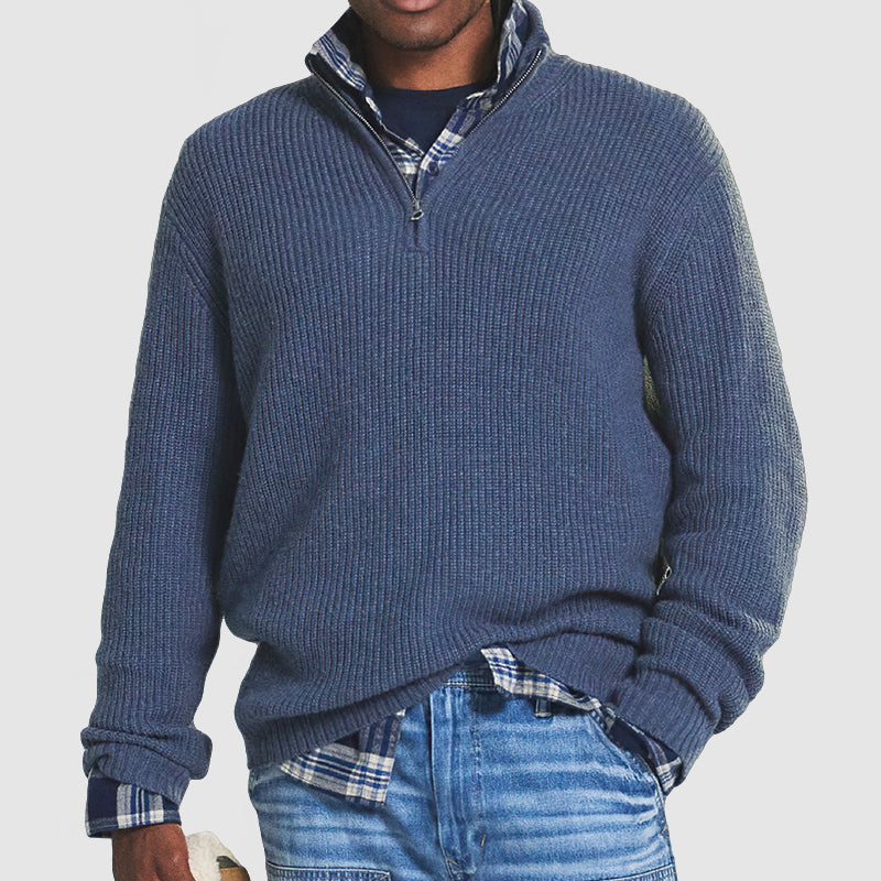 Liam Quarter Zip Sweater