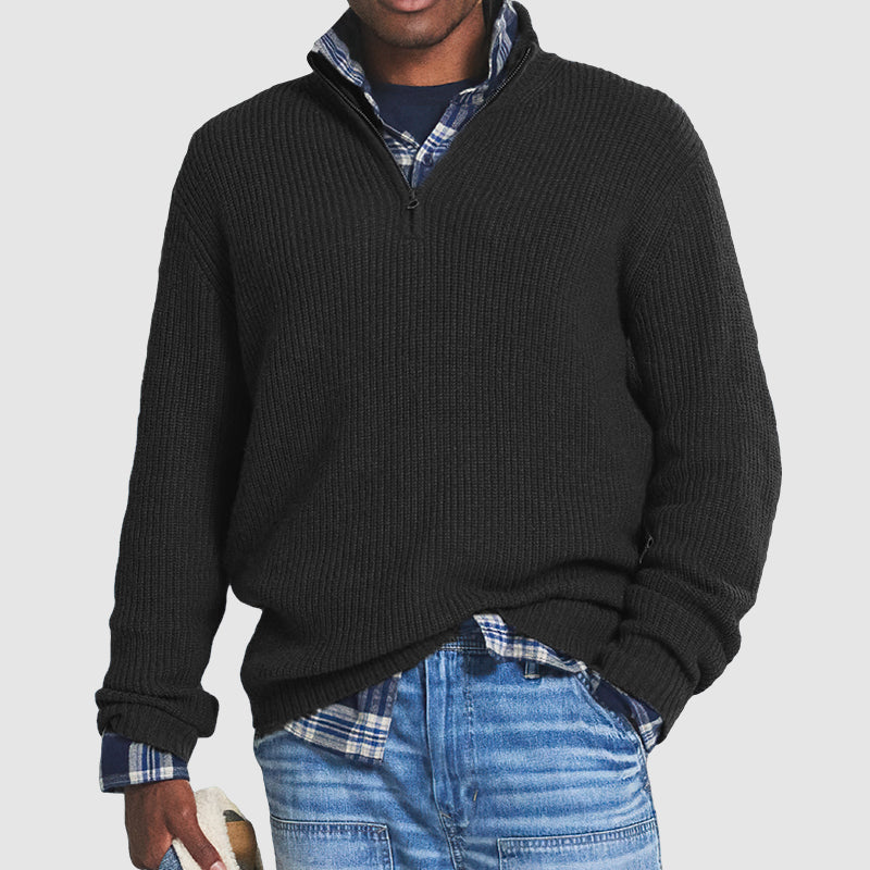 Liam Quarter Zip Sweater
