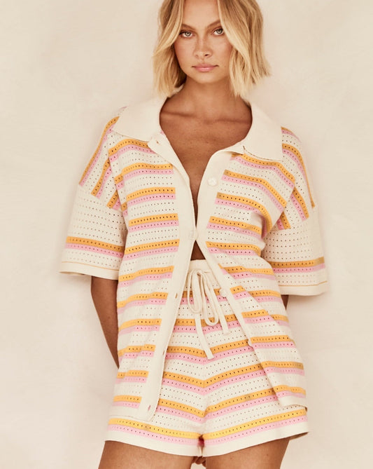 Peach 2-Piece Sparkling Summer Set
